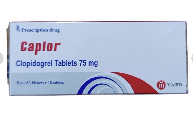 Caplor Clopidogrel 75mg Y Med (H/30v)