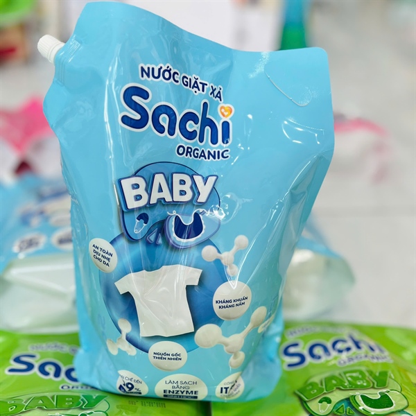 Nước giặt xả Sachi Organic Hương nắng mai 3,1L