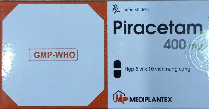 Piracetam 400mg (H*6 vỉ x 10 viên) - Mediplantex
