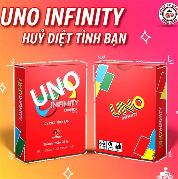 Bài Uno Infinity đỏ nhỏ