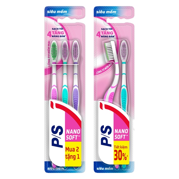 BCĐR BỘ 3 P/S ĐÁNH RĂNG SIÊU MỀM