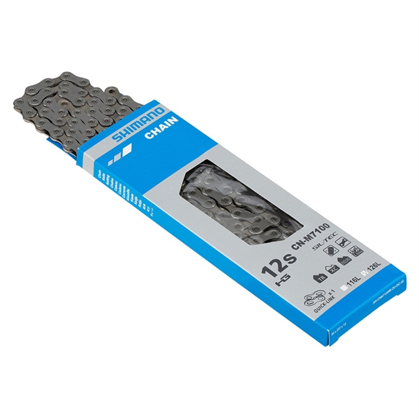 Xích Xe Đạp SHIMANO CN-M7100 126LINKS FOR HG 12-SPEED, W/QUICK-LINK BICYCLE CHAIN