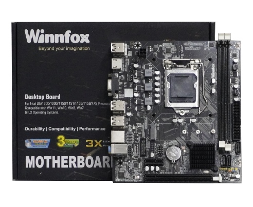 Main WinFox H61 BOX (VGA/HDMI)(2Y)
