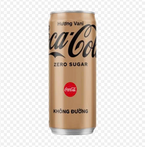Coca Cola không đường hương vani 320ml - Zero sugar soft drinks