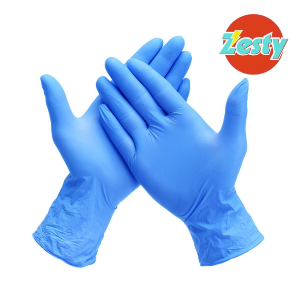 GĂNG TAY NITRILE XANH BIỂN (1 CẶP)