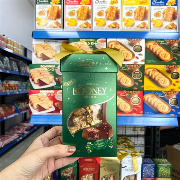 LH.Kẹo ROONEY Socola Thượng Hạng 180g(24hộp/thùng)