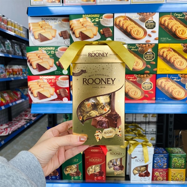 LH.Kẹo ROONEY Socola Thượng Hạng 180g(24hộp/thùng)