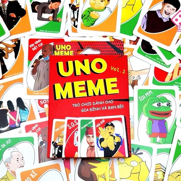 Bộ bài UNO MEME vui nhộn