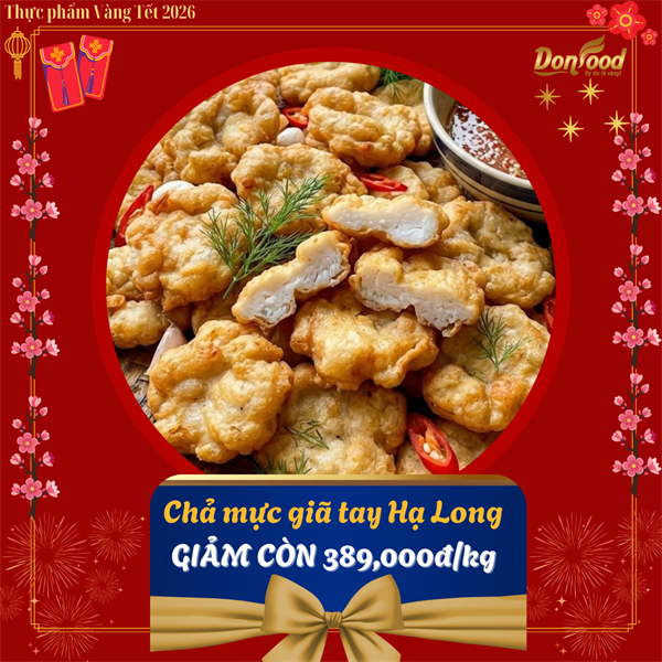 TẾT 2026 - Chả mực giã tay Hạ Long 1kg