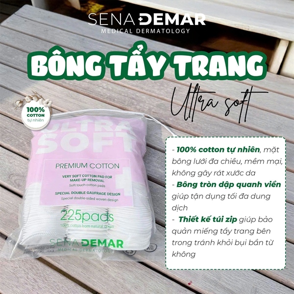Quà Tặng - Bông tẩy trang Sena Demar