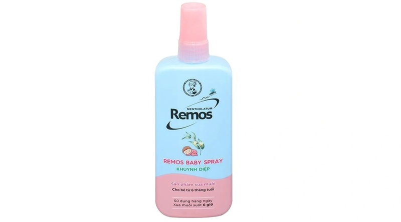 Xịt chống muỗi Remos Baby Spray hương khuynh diệp 150ml