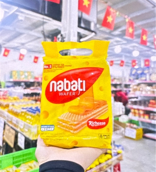 Lốc bánh Nabati phô mai 170g ( vàng )