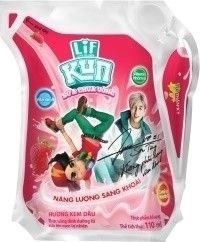Sữa Kun túi 110ml dâu