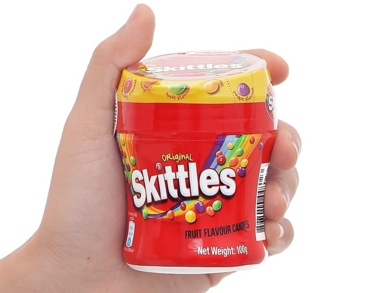 Kẹo trái cây Skittles Original hũ 100g