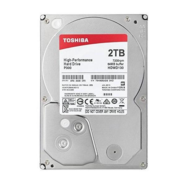 HDD 2TB TOSHIBA RED P300 (7200rpm)