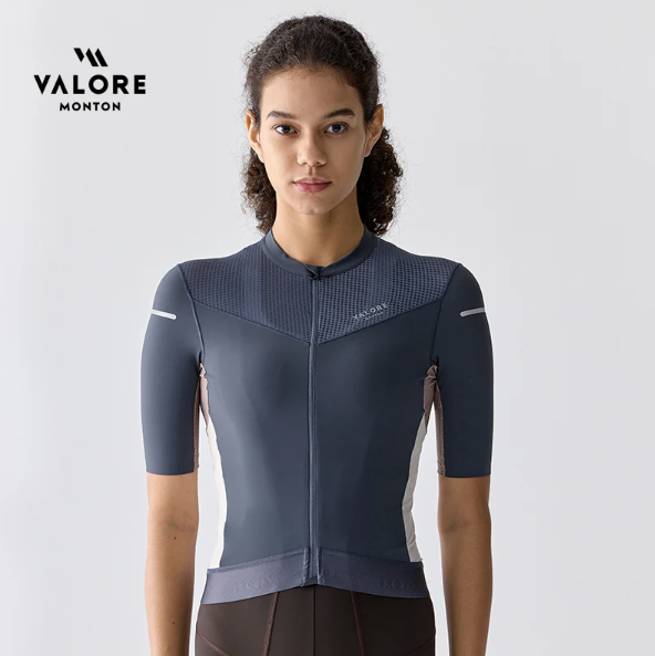 Áo đấu đạp xe NGẮN TAY Straordinario Marble Blue NỮ chính hãng Valore Monton , siêu nhẹ , nhập khẩu Itali toàn bộ
