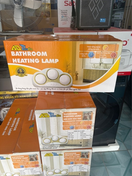 Đèn sưởi nhà tắm 3 bóng nano paradin