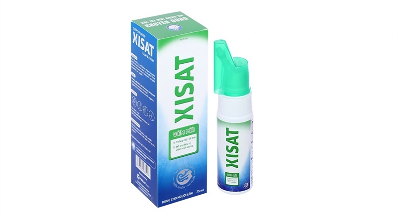 Dung dịch xịt mũi Xisat hỗ trợ giảm viêm mũi