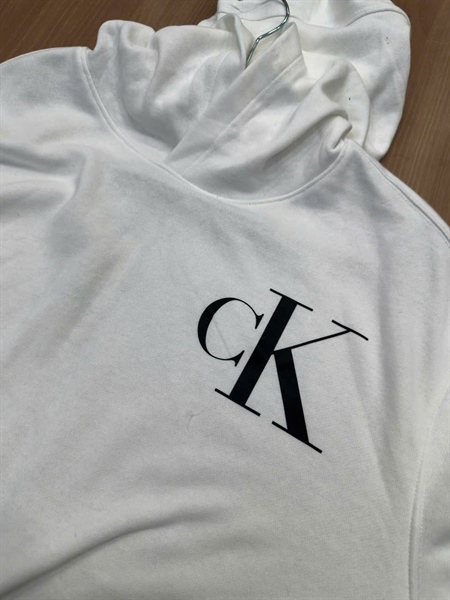 ÁO KHOÁC HOODIE TRẮNG CK SIZE L