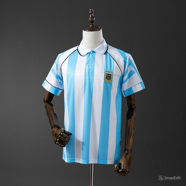 Áo Bóng Đá Retro Tuyển Argentina 1996 - Sân Nhà