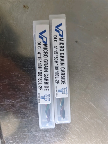 Phay nhôm DLC 4*15*40*D8*80L-2F - Việt Phát