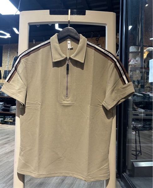 Thun Polo - Koren QCSHN5- E90086 BE viền tay khóa kéo