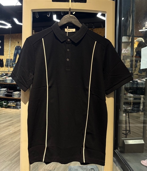 Thun Polo - Koren QCSHN5- F9453 ĐEN viền lé