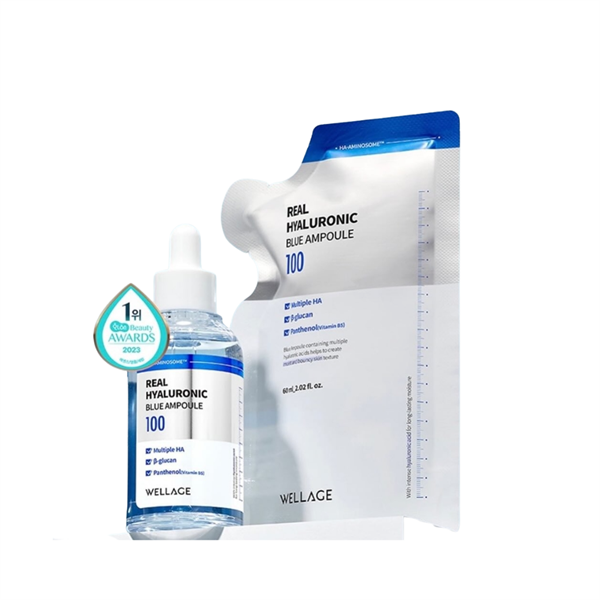 Serum Wellage Real Hyaluronic Blue Ampoule