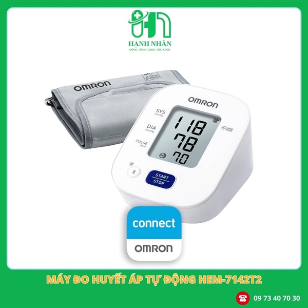 MÁY ĐO HUYẾT ÁP BẮP TAY OMRON HEM-7142T2