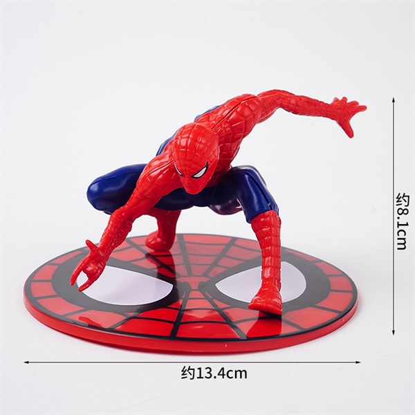 Trang trí bánh kem - Siêu Nhân người Nhện 9cm