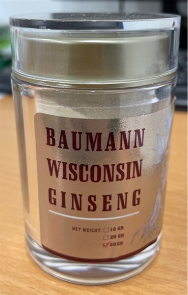 Baumann Wisconsin Ginseng (Rễ nhân sâm khô sâm bột 50g) - USA