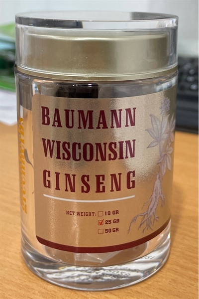 Baumann Wisconsin Ginseng (Nhân sâm đen lên men 25g) - USA