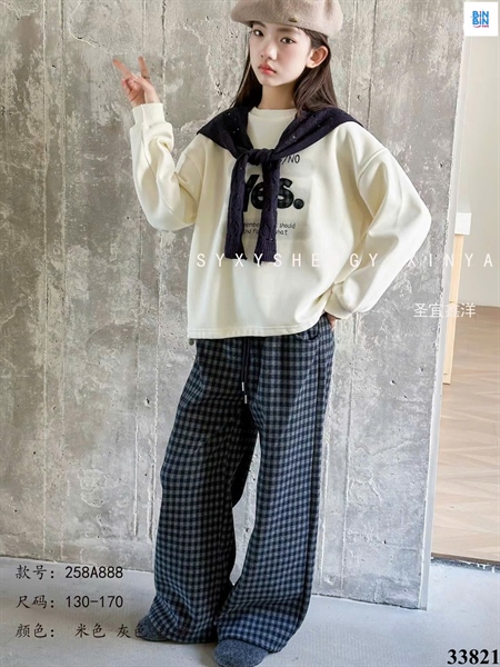 33821- Set bộ Yes/No xanh navi