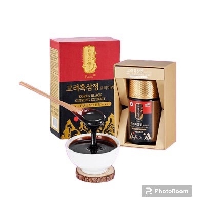 Trà hắc sâm Hàn Quốc hiệu Hwa Pyung Sam (HWA PYUNG SAM KOREAN BLACK GINSENG EXTRACT PREMIUM) ,240g/lọ