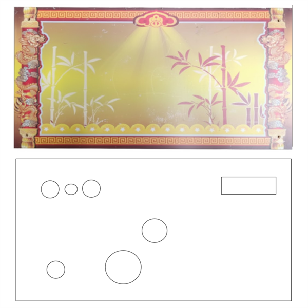 (R) Mica + mặt sắt Cá 55 inch