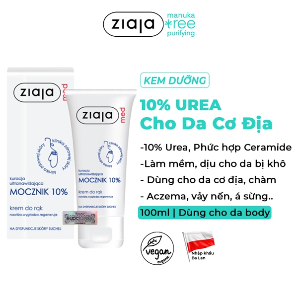 Kem Dưỡng Ziaja Med Mềm Da 10% Ure Cream 100ml