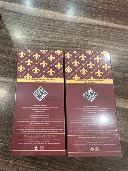 NƯỚC HOA LANZADORO ĐỎ ĐEN CHAI 50ML