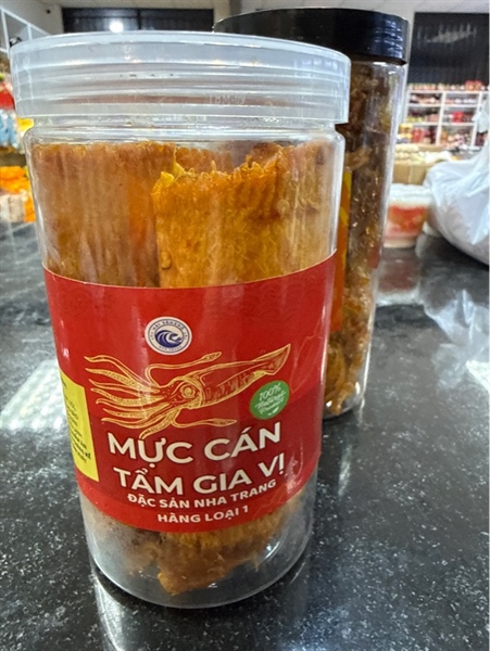 Mực Cán Tẩm Gia Vị Hàng Loại I đặc sản Nha Trang