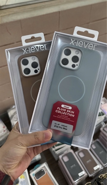 Ốp iPHONE 15 Pro Max 6.7 X-Level Fluid Skin chống bẩn
