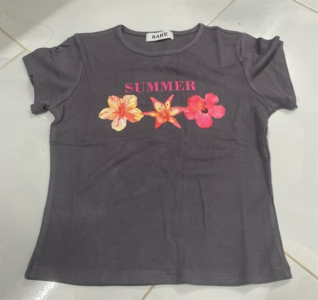 ÁO TN SUMMER 3HOA XÁM