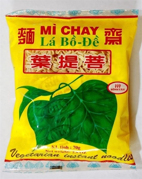 MÌ CHAY LÁ BỒ ĐỀ - BÌNH TÂY 70gr