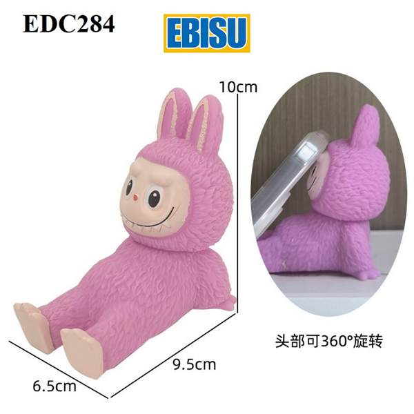LABUBU size ĐẠI (có thể làm giá đỡ điện thoại) - Màu Hồng