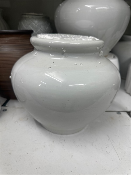 Bát bầu miệng thắt - Lọ hoa - Hoa Lụa Vân Vượng