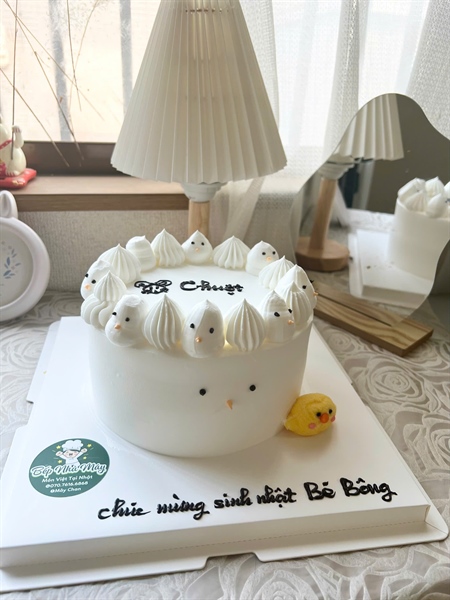 Đàn Gà Trắng Cute