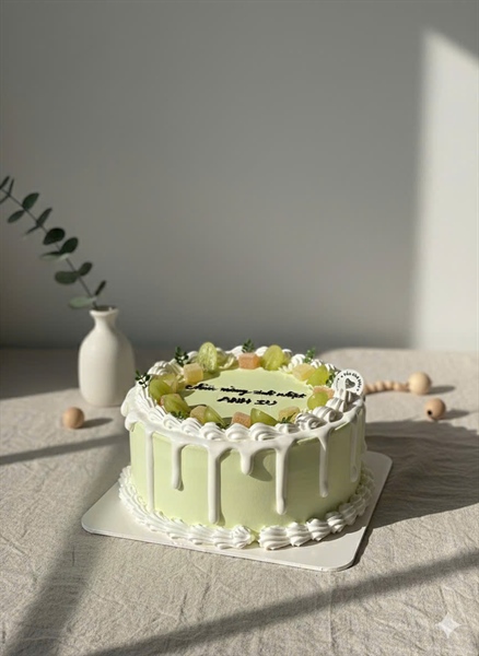 Bánh Kem Nho Kẹo Dẻo