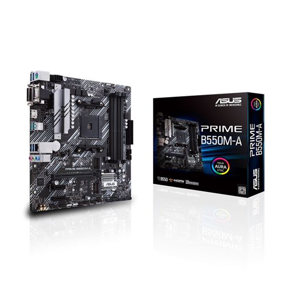 Mainboard ASUS Prime B550M-A (AMD B550, AM4, m-ATX, 4 khe RAM DRR4)