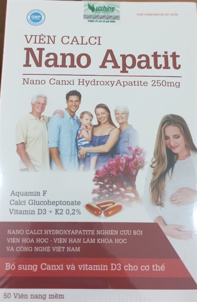 Viên Calci Nano Apatit (H*50 viên) - Vshine