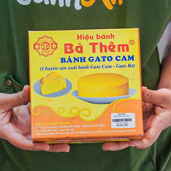 Bánh Gato cam bà Thêm