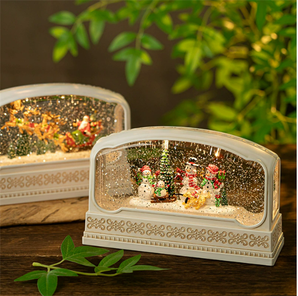 Hộp Nhạc Xmas Cung Điện LED 1250K