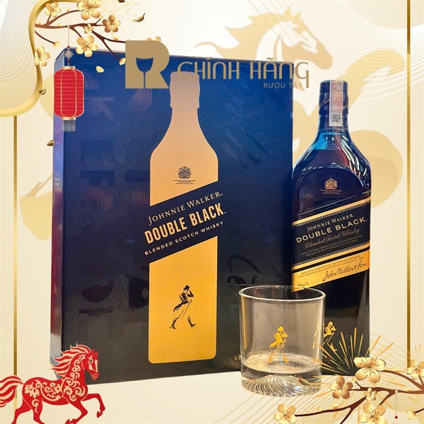 Johnnie Walker Double Black Label - Hộp Quà Tết 2026